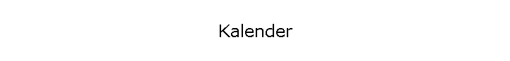 Kalender